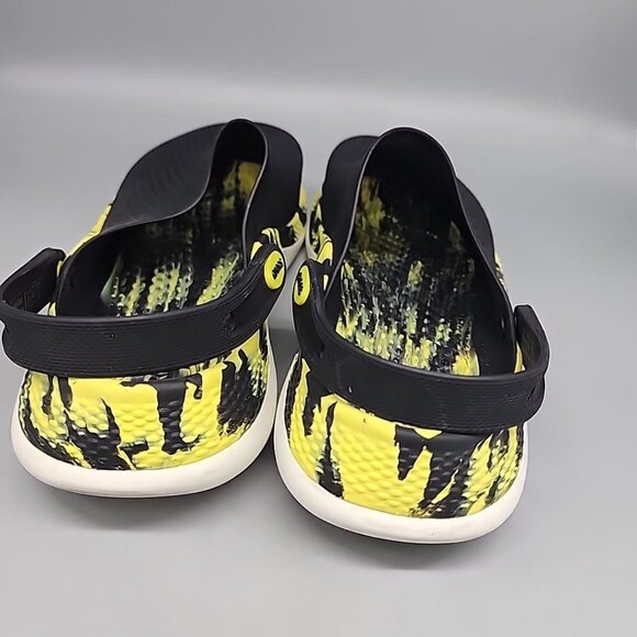 crocs literide 360 Yellow Back Marble Mens 10 Women's 12 Clogs Slip On Shoes - Picture 4 of 6